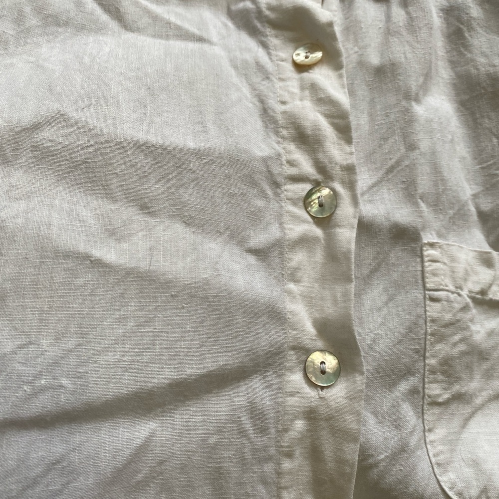 Bryn Walker Linen Boyfriend Shirt - Picture 6 of 8